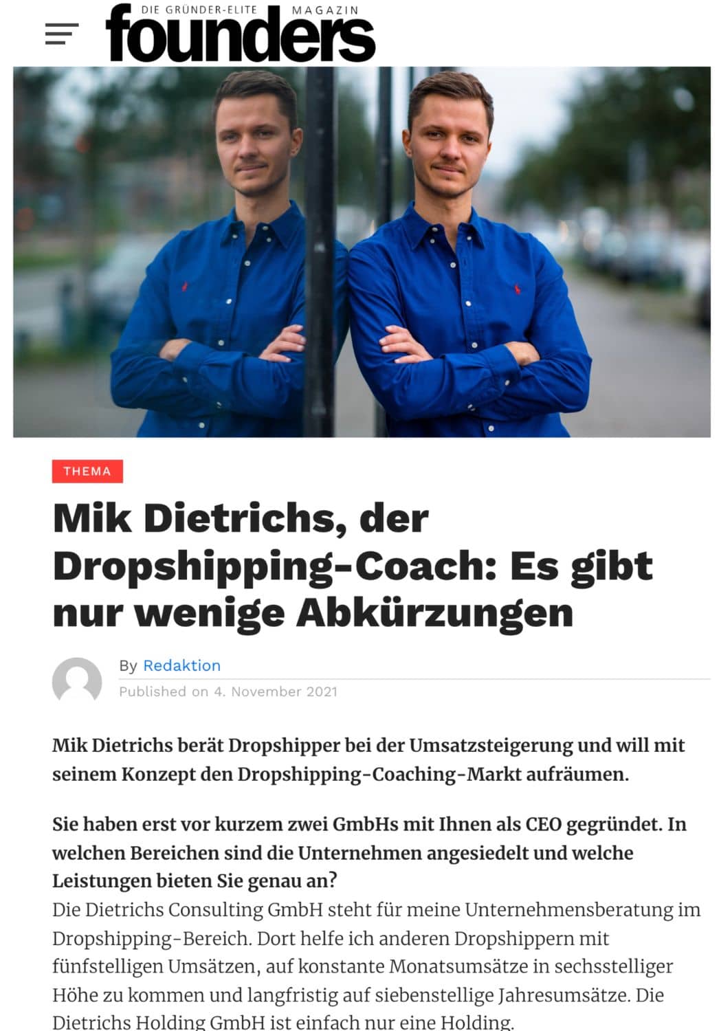 bestes dropshipping coaching mik dietrichs founders presse .jpg